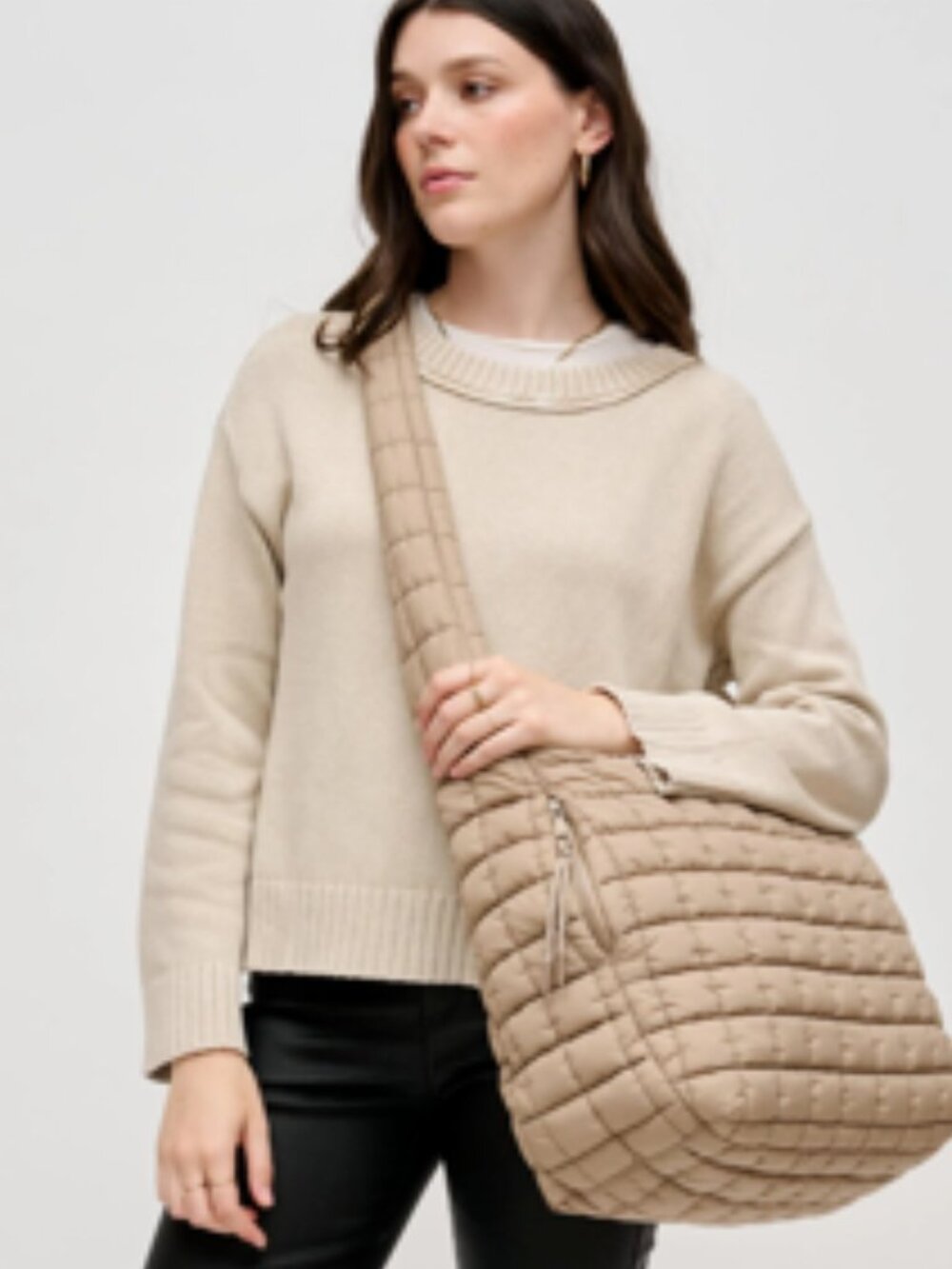 NWT Urban Expressions Leda Hobo Natural Bag